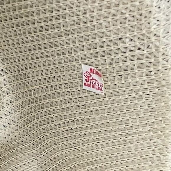 Straw Western hat with checkered red ribbon - Jacobson Hat Co. - Picture 7 of 7